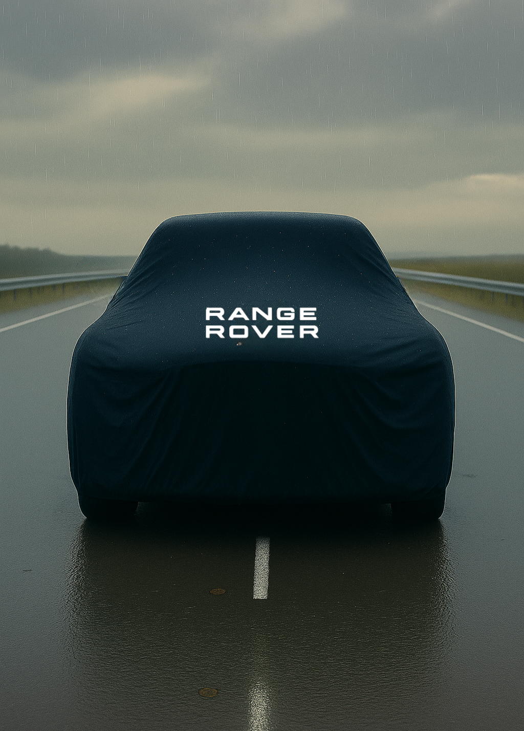 For Range Rover Waterproof Car Cover - Custom Fit Outdoor Cover - Emblem on Hood