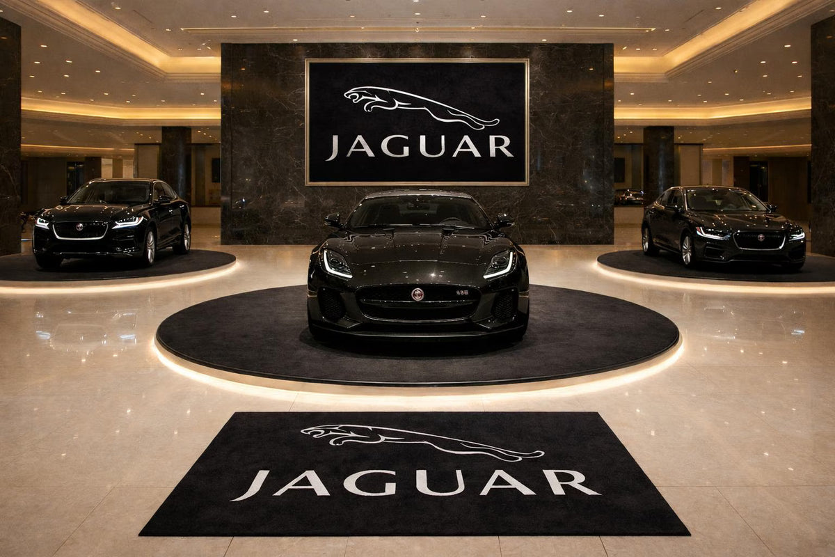 Premium Jaguar Garage Rug – 152 x 221 cm(5x7 ft)